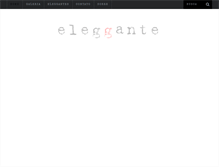 Tablet Screenshot of eleggante.com